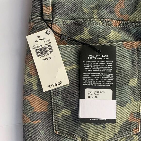 NWT Hudson Camo Mini Skirt 28 m5 - Picture 3 of 6